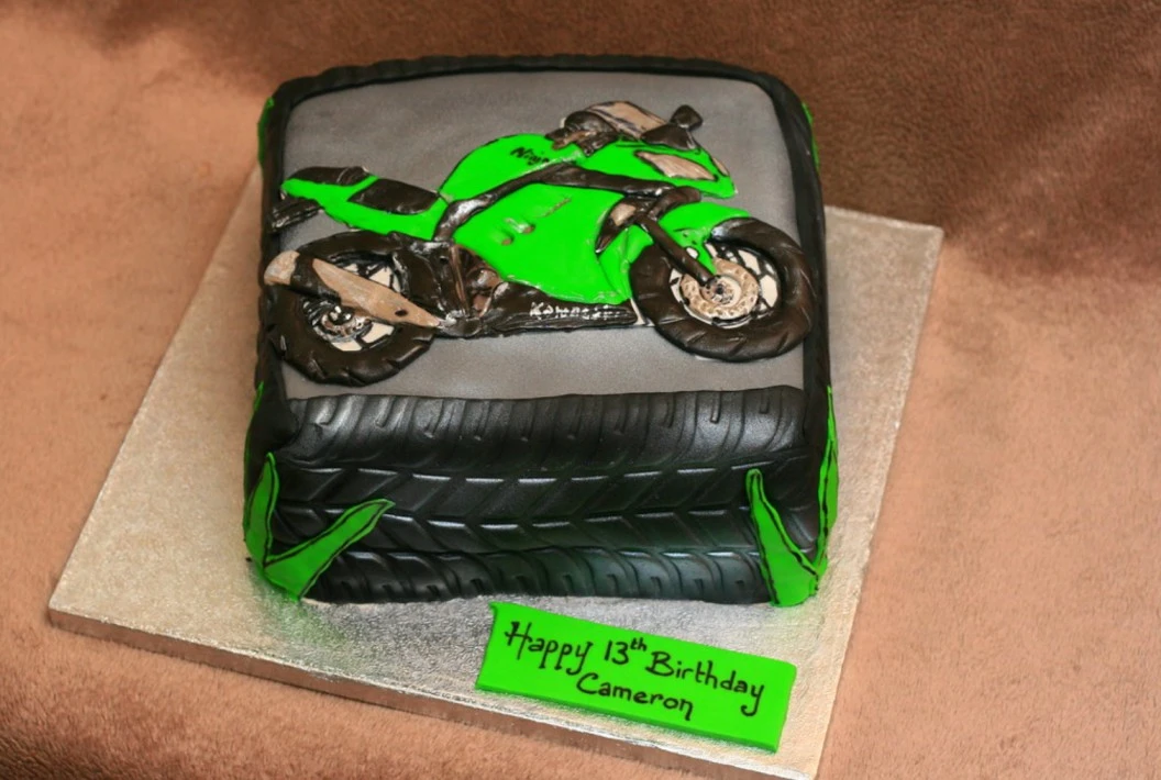 Dirt Bike Cake