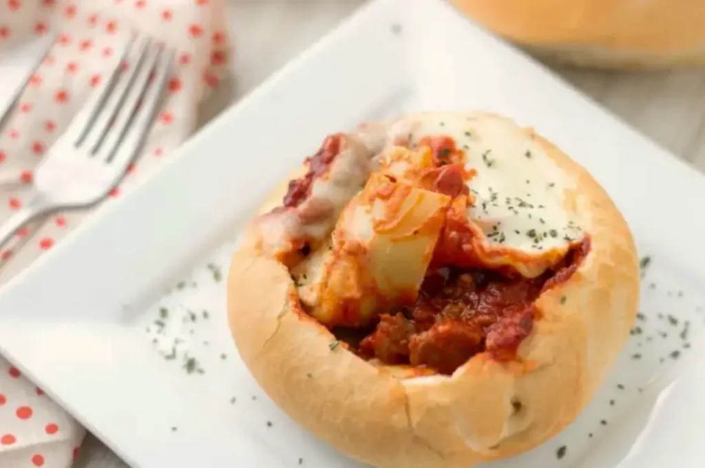 Lasagna Bread Bowl