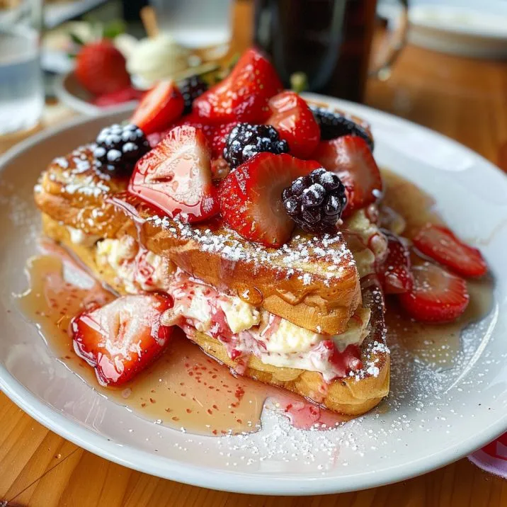 Strawberry Cream Cheese French Toast