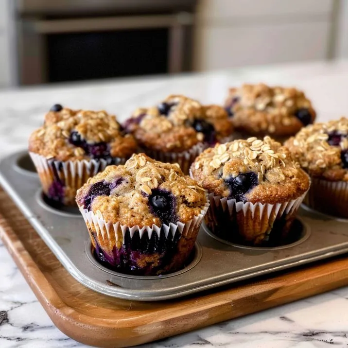 Blueberry Oatmeal Muffins