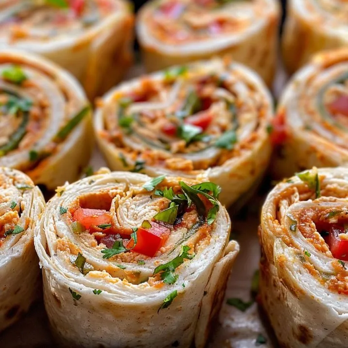 Chicken Taco Mexican Pinwheels