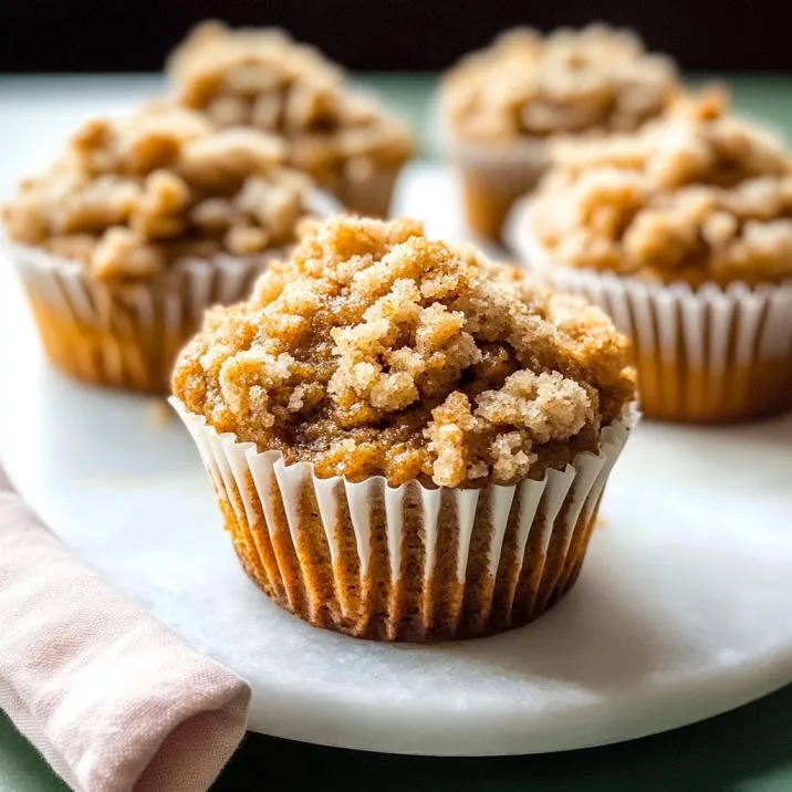 Pumpkin Crumb Cake Muffins