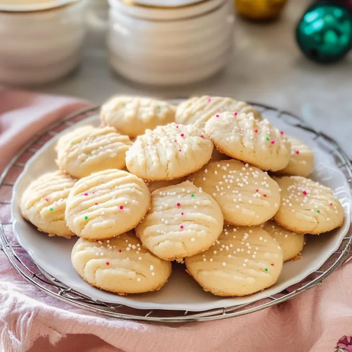 Whipped Shortbread Cookies