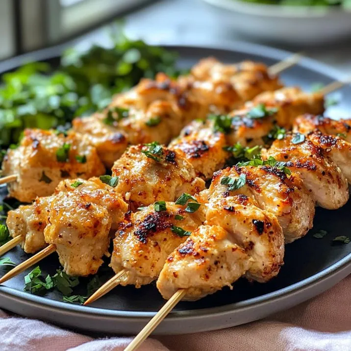 Bang Bang Chicken Skewers