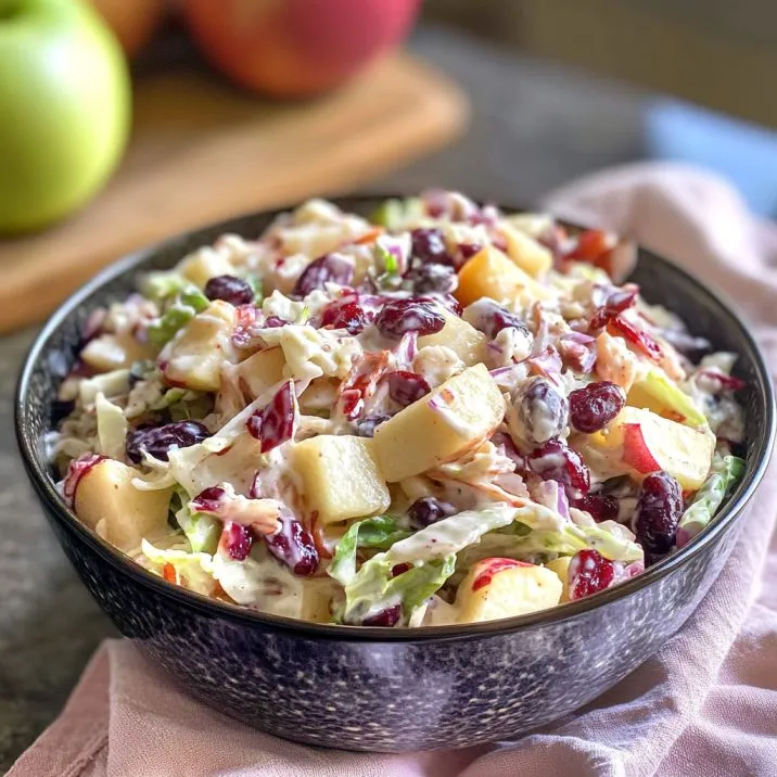 Cranberry Apple Coleslaw