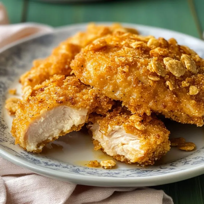 Crispy Ritz Cracker Chicken