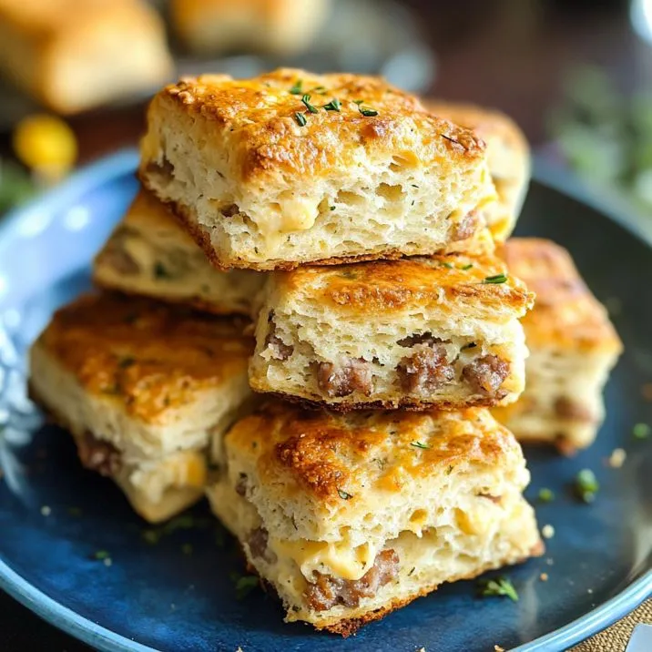 Sausage Cheese Biscuits