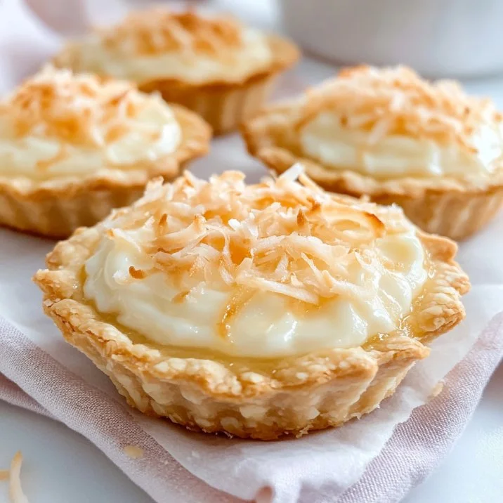 Coconut Cream Tarts