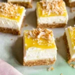 Lemon Coconut Cheesecake Bars